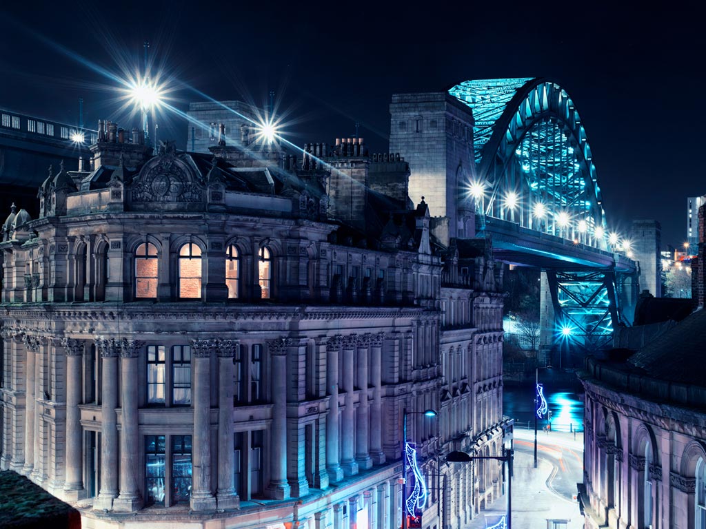 Private investigator Newcastle skyline overlooking the Tyne Bridge