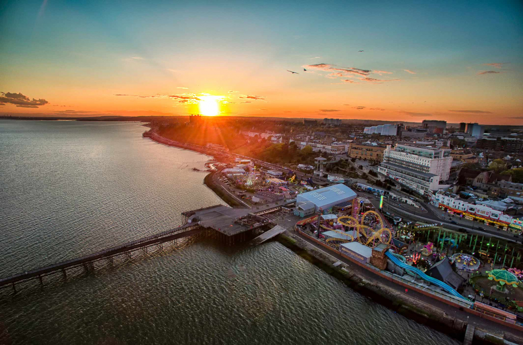 Southend on sea view from Cardiff