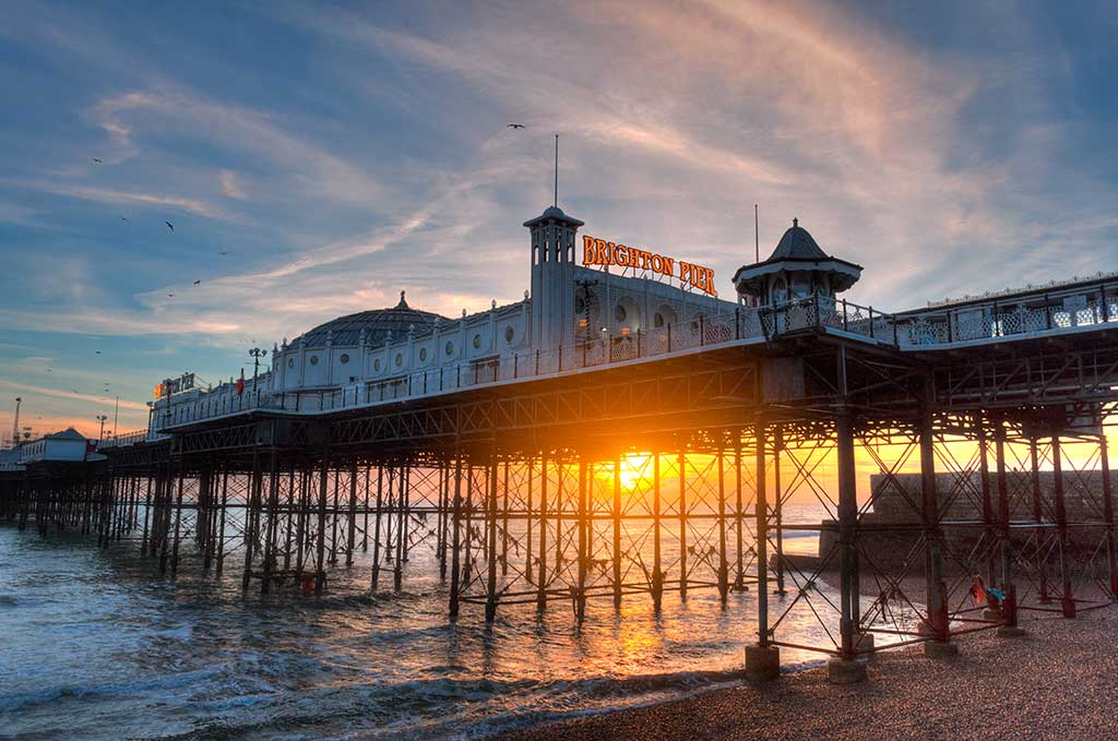 Private Investigator Brighton pier's amazing sunset